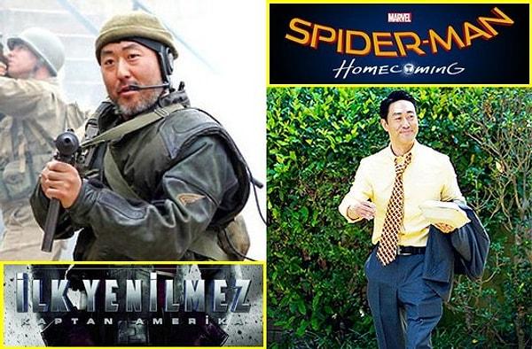 11. Kenneth Choi; İlk Yenilmez: Kaptan Amerika'da Jim Morita, Örümcek-Adam: Eve Dönüş'te ise onun torunu Müdür Morita olarak karşımıza çıktı.