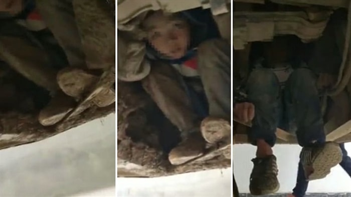 Anne ve Babalarına Kavuşmak İçin Otobüs Şasisinde 80 Kilometre Giden Çocuklar