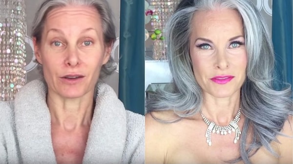 3. Моник Парент - изысканный макияж для зрелой женщины