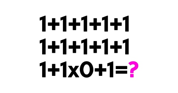 1. Посмотрите внимательно на это выражение. Каков его ответ? Предупреждаем: 90% читателей ошибаются уже на этом вопросе!
