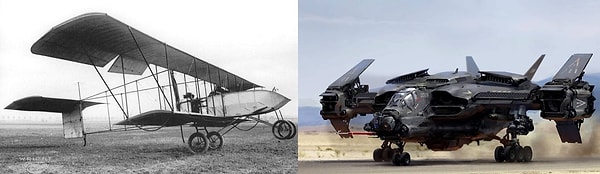 4. İlk olarak 1914 yılında kullanılan savaş uçağından, günümüz süper teknolojili savaş uçaklarına.