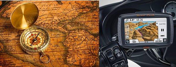 12. Harita ve pusula ile yönümüzü bulduğumuz dönemlerden, GPS teknolojileri ile adres bulduğumuz dönemlere.