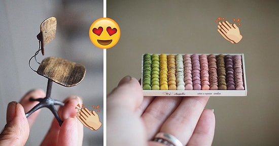 Sabahın 4'ünde Kalkıp 18. Yüzyıldan Kalma Minyatür Ev Eşyaları Tasarlayan İki Çocuk Annesi Sanatçı