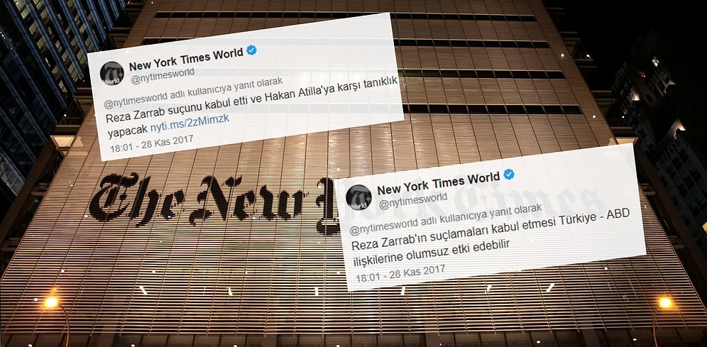New York Times'ın Türkçe 'Zarrab' Paylaşımı Tartışılıyor: 'Bu Davayla İlgili Herhangi Bir Siyasi Ajandamız Yok'