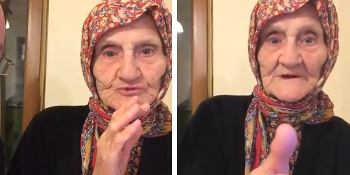 Telefonun Ön Kamerasında Kendini İlk Defa Gören Ninenin İçinizi Isıtacak Anları