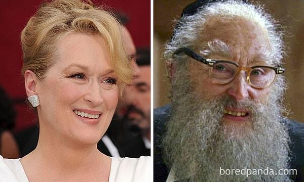3. Meryl Streep - Rabbi (Angels In America)