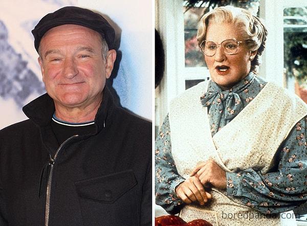 6. Robin Williams - Mrs. Doubtfire (Müthiş Dadı)