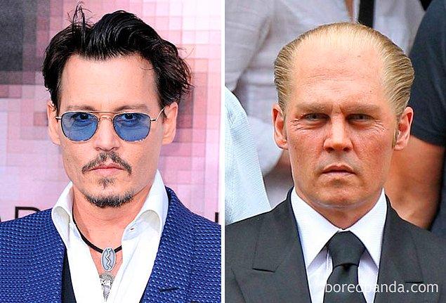1. Johnny Depp - James 'Whitey' Bulger (Black Mass)