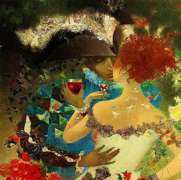 8. А в этом романтичном шедевре какой цвет привлёк вас больше всего?