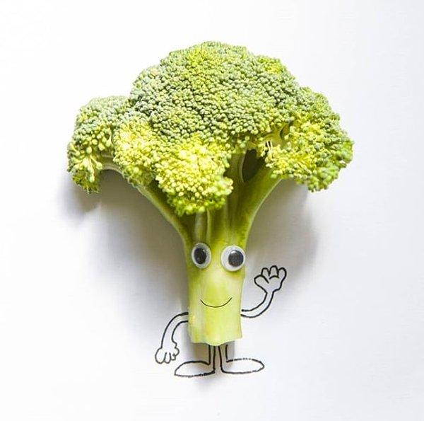 12. Siz de Çitos Efe gibi brokoli sevmiyorsanız, belki buna bakınca fikriniz değişir dedik. 🤗