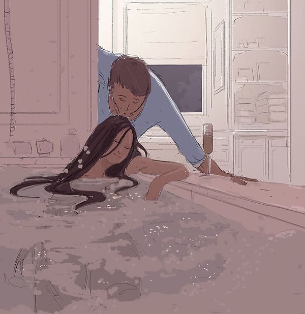 3. Поцеловать её, когда она так прекрасно расслабилась