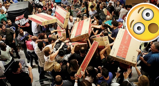 Зомби-апокалипсис или "Черная пятница"? Сумасшедшие кадры дня скидок со всего мира😱