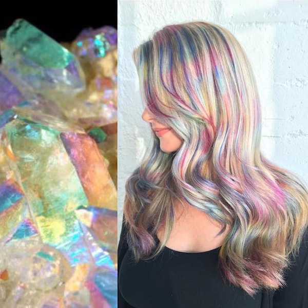 10. Переливающиеся кристаллы