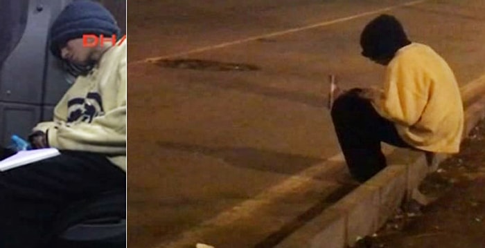 Minibüste Uyuyakalan Ayakkabısız Çocuğun Yürekleri Burkan Görüntüsü