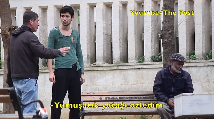 Aslında Çok Güzel İnsanlarız! Evsiz Rolü Yaparak Evsizlerden Yardım İstemek