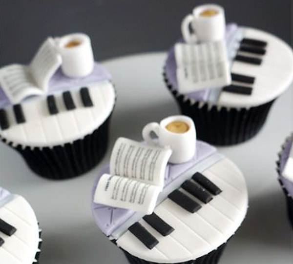 14. И, наконец, парочка вкуснейших капкейков для любителей кофе и Брамса ☕️ 🎼 🎹