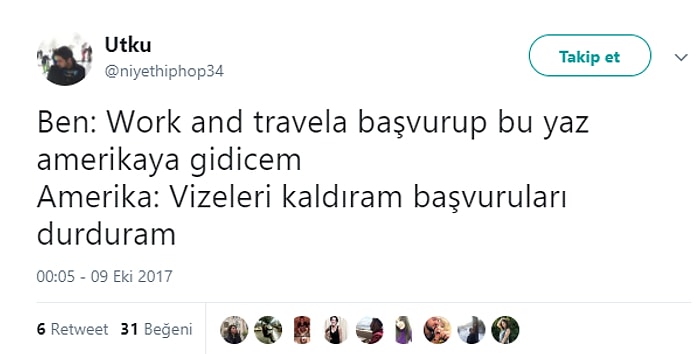 Amerika'nın Vize Ambargosuna Kalbi Epey Kırılan Work&Travel'cılarımızı 15 Maddeyle Anlatıyoruz!