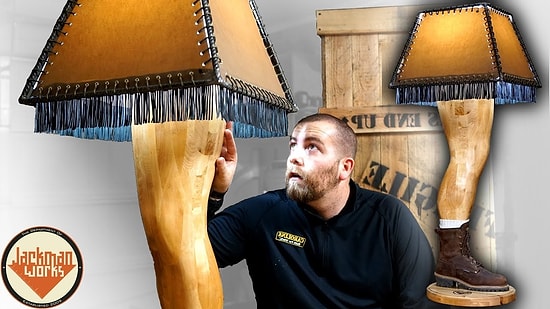 Kendi Bacağınızı Model Olarak Alabileceğiniz Bir Lamba Yapmak İster misiniz?