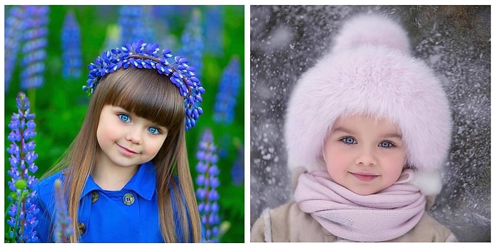 Tatlılığıyla Oyuncak Bebekleri Andıran Küçük Model: Anna Knyazeva