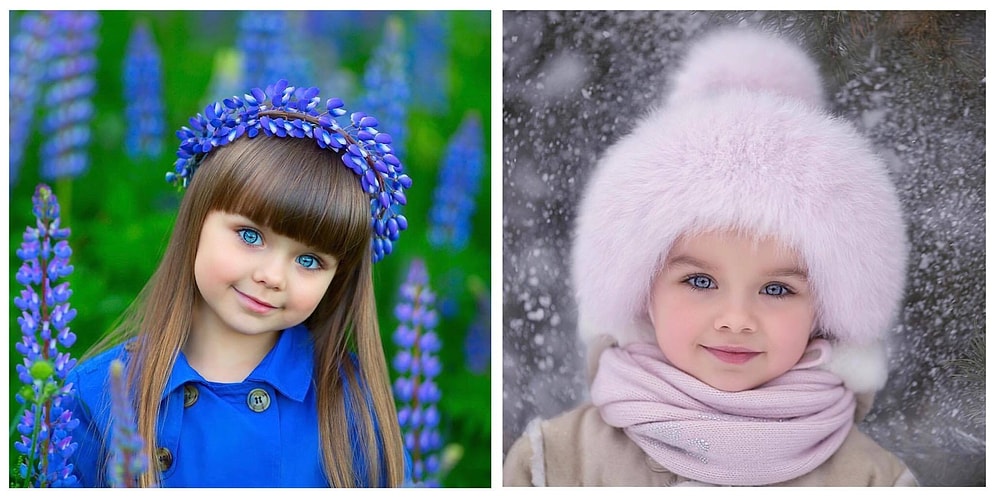 Tatlılığıyla Oyuncak Bebekleri Andıran Küçük Model: Anna Knyazeva