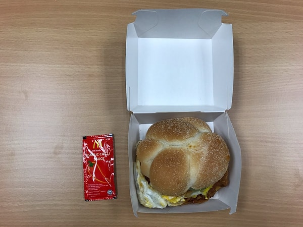 Наси лемак бургер