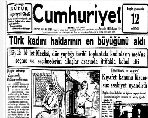 Kadınlarımız 85 Yıl Önce Bugün Seçme ve Seçilme Hakkına Kavuştu: Dünyada 2. Sıradaydık, Şimdi 118