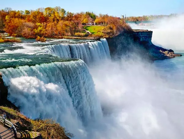 9. Какой штат вам нужно посетить, чтобы увидеть Ниагарский водопад?