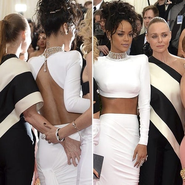 15. И хватает Рианну за пятую точку