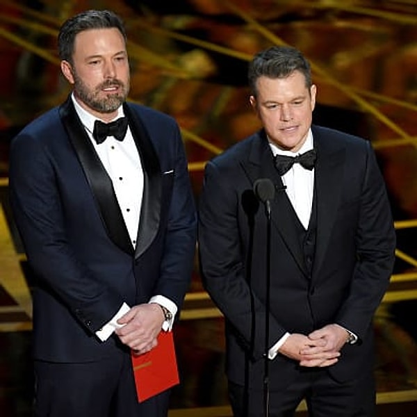 11. Бен Аффлек и Мэтт Деймон все еще испытывают неловкость на Оскаре