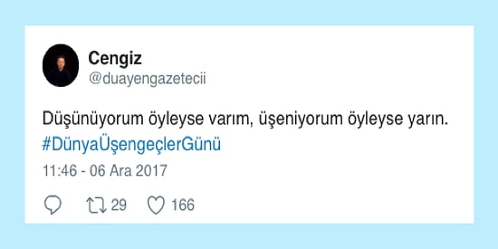Dünya Üşengeçler Gününü Yarına Ertelemeyip Kutlayan 17 Üşengeç