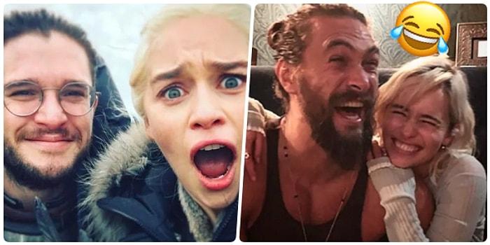 Onlar 2017'nin Belki de En Çok Eğlenenleri! 22 Görselle Game of Thrones Oyuncularının Eğlenceli Anları
