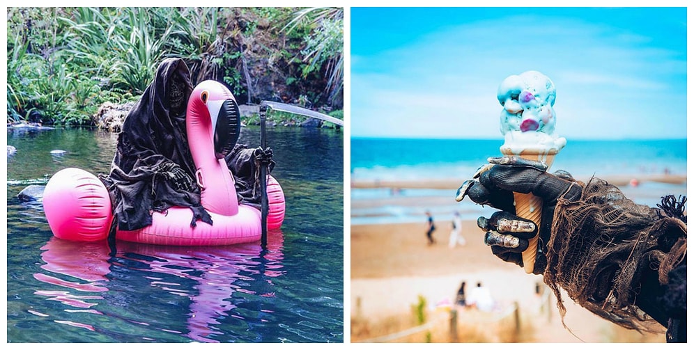 Как Смерть стала звездой Instagram, или Черный юмор правительства Новой Зеландии