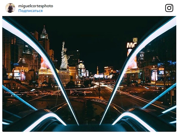 10. Лас-Вегас-Стрип, Лас-Вегас, США