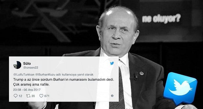 Burhan Kuzu, Trump'a Sitem Etti: 'Kudüs Kararı Öncesi Benimle Görüşseydin, Yol Gösterirdim'