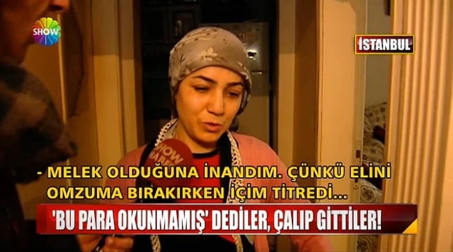 11. Kendini Melek olarak tanıtıp kapıyı açan kadından ilginç şeyler yapmasını isteyen dolandırıcı