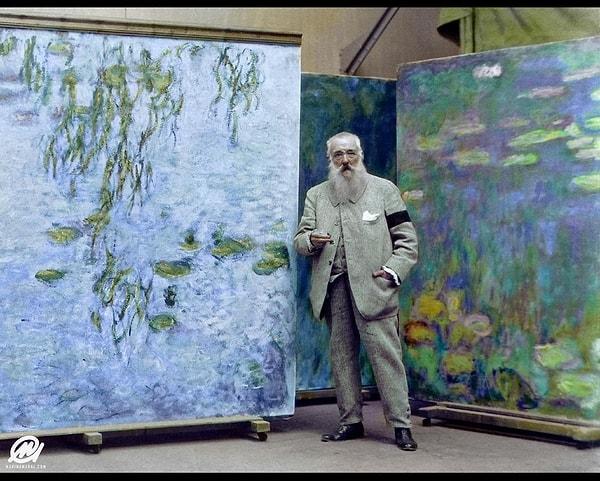6. Fransız ressam Claude Monet.