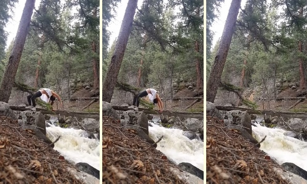 Ormanlık Alandaki Yoga Aşkının Derede Son Bulması