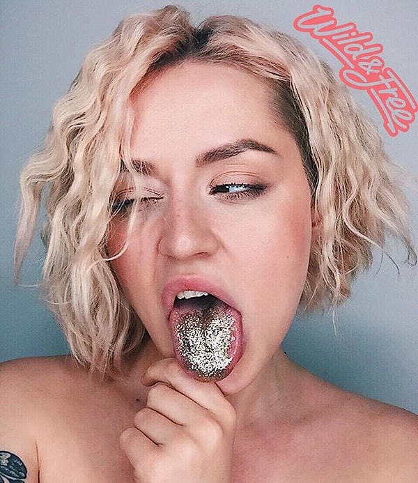 6. Блестки на языке