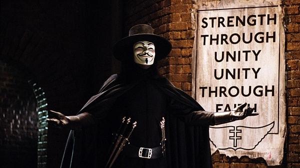 18. V for Vendetta (2005) | IMDb: 8,2