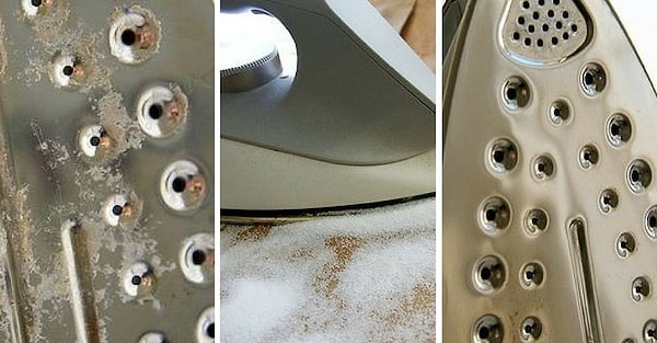 8. Чтобы избавиться от грязи на утюге, посыпьте гладильную доску солью и погладьте ее горячим утюгом. Вы избавитесь от грязи мгновенно!