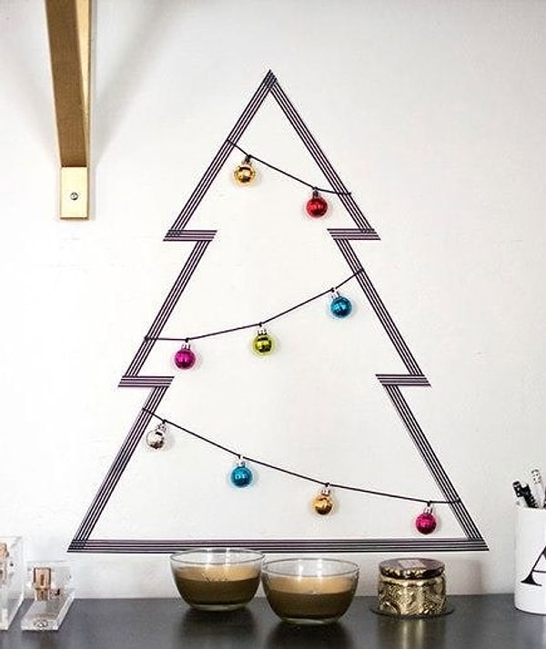 11. Идеальное украшение на новый год для небольшой квартиры ☝️