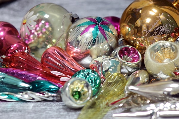 2. Старые ёлочные игрушки ❣