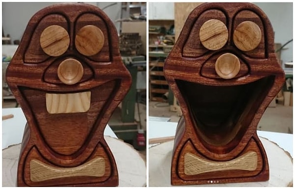 2. Просто настольный аксессуар с названием "Попробуй не улыбнуться".