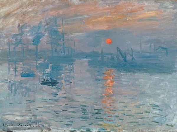 7. Чего не хватает на этой знаменитой картине Клода Моне?