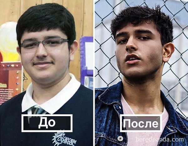 9. Этот парень похудел на 20 кг и стал моделью