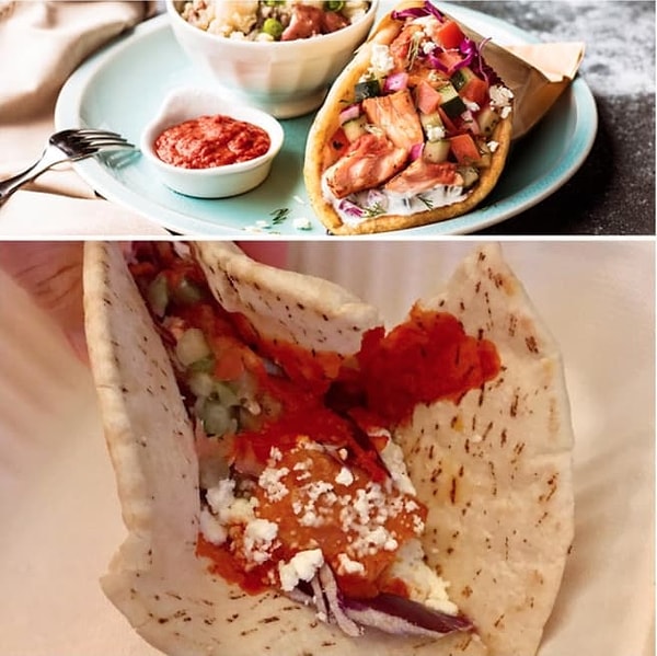 5. А как вам эта пита с лососем, но без лосося?