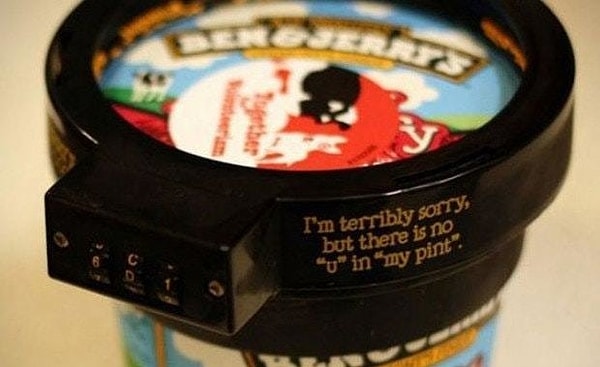 10. Если вы живёте в большой семье, то мороженое стоит сделать сейфом