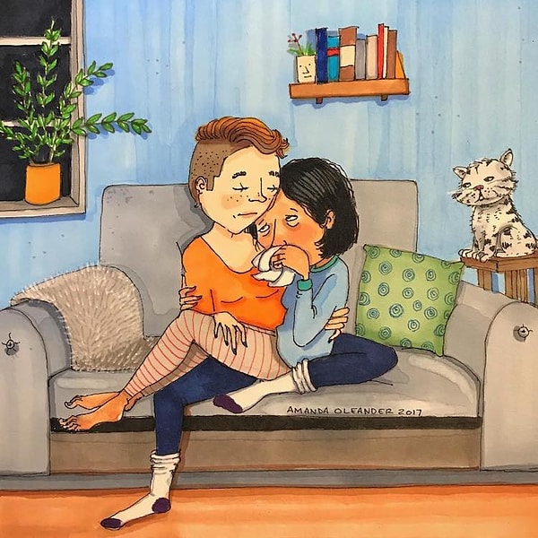 6. Помогать родным, когда они болеют...