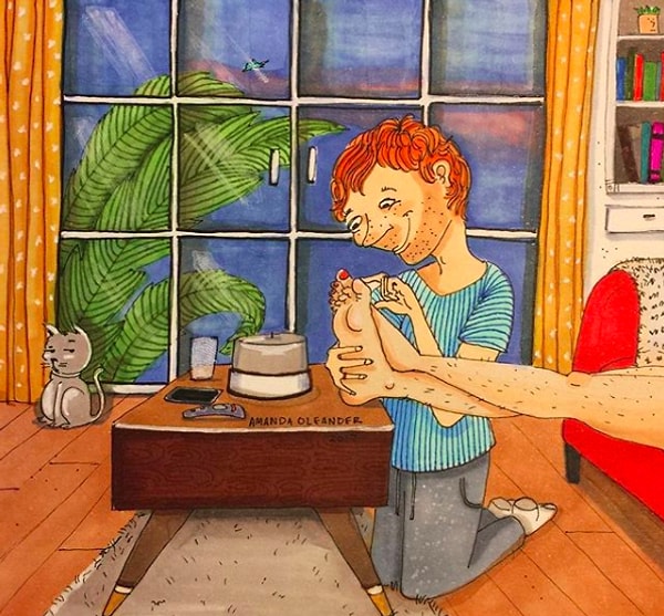 13. Делать массаж после тяжелого дня...