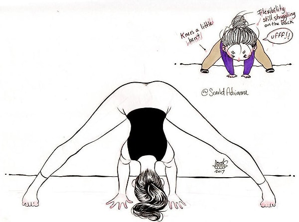 8. Прасарита Падоттанасана